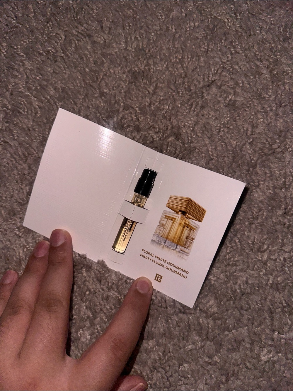 Balmain Destin Mini Sample - Gold and Black Card